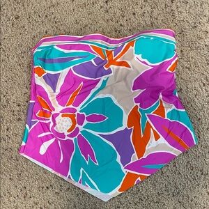 Floral Strapless Top